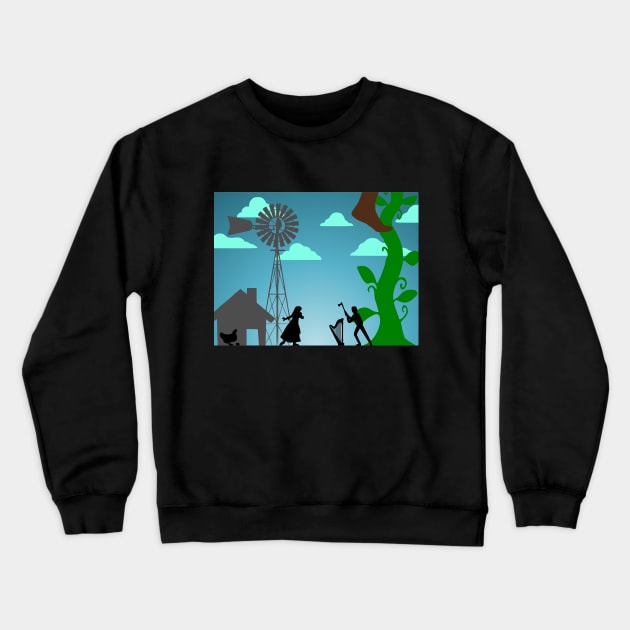 Jack And The Beanstalk Crewneck Sweatshirt by inotyler